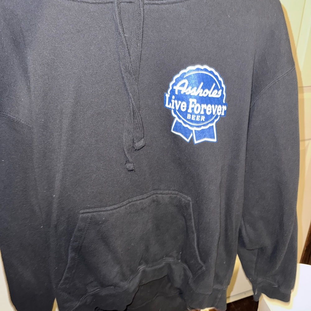 ALF Black Beer Graphic Hoodie